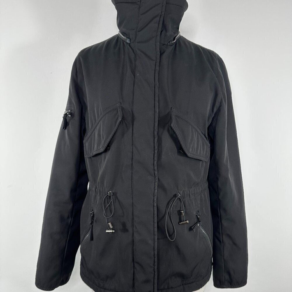 S13 New York Ladies Sherpa Lined Anorak Jacket Women's Size M No Hood